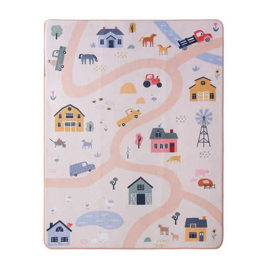 Tapis de jeu enfant à mémoire de forme CLOUD PLAY FARM