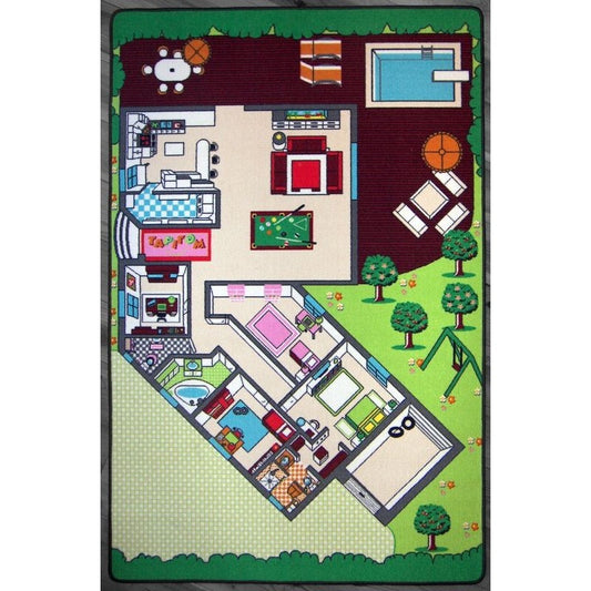 Tapis de jeu enfant LA MAISON