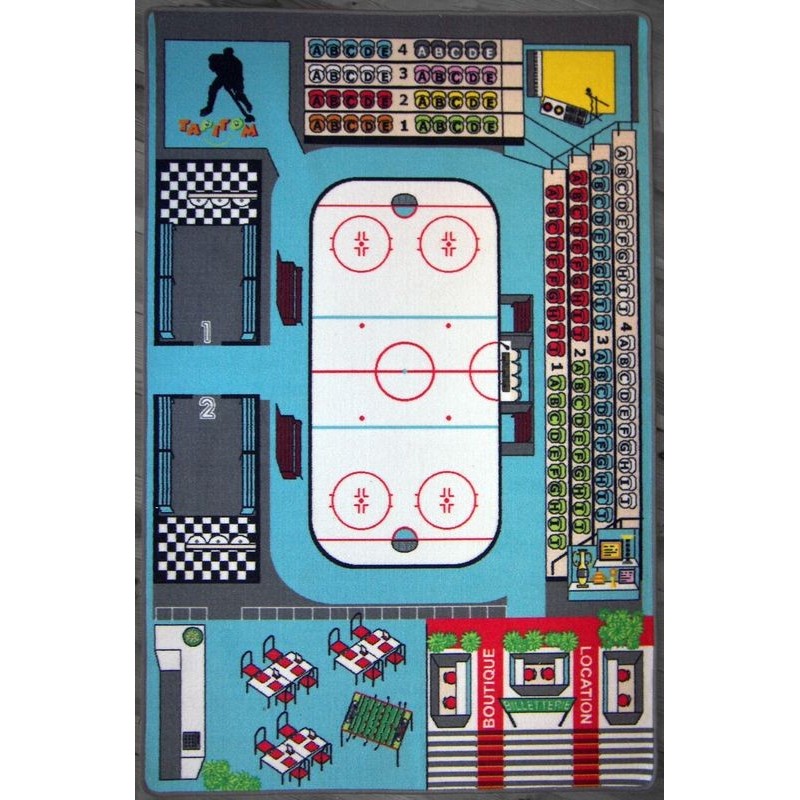 Tapis de jeu enfant sport LE HOCKEY