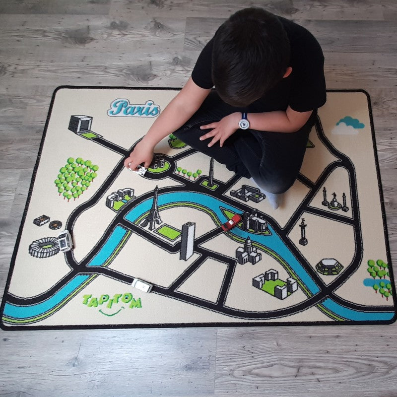 Tapis de jeu enfant ville PARIS