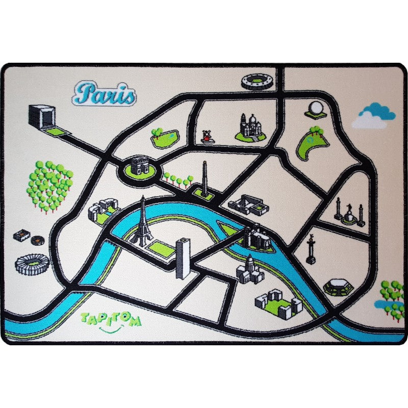 Tapis de jeu enfant ville PARIS