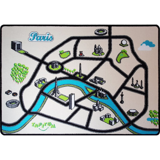 Tapis de jeu enfant ville PARIS