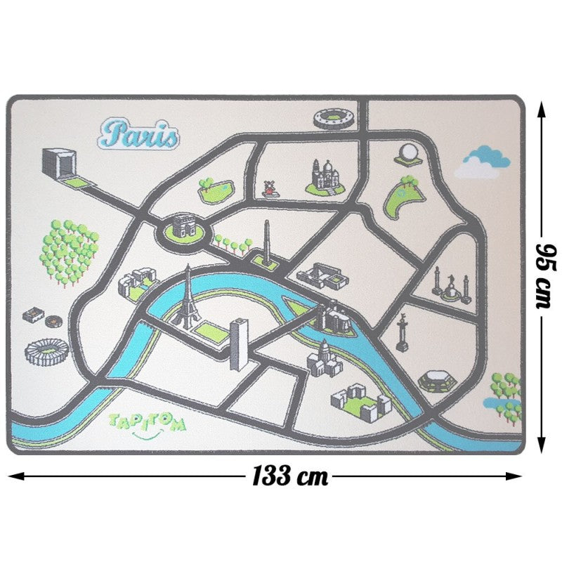 Tapis de jeu enfant ville PARIS
