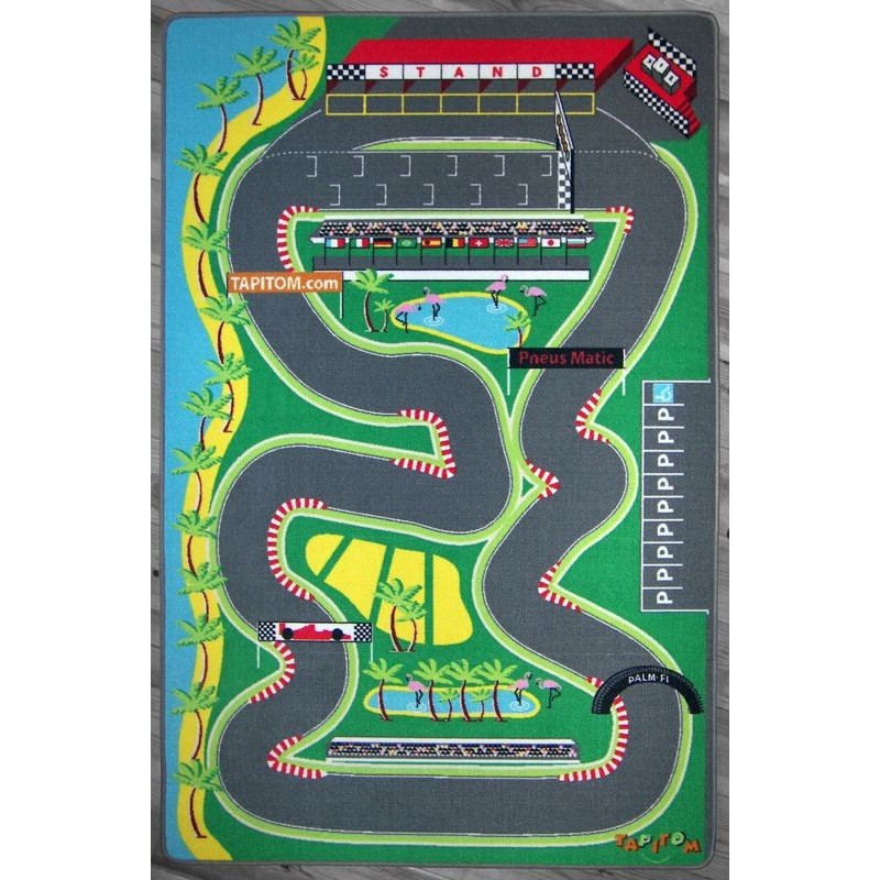 Tapis de jeu enfant voiture FORMULE 1