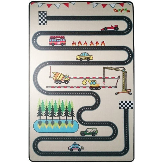 Tapis de jeu enfant voitures CIRCUIT DESIGN