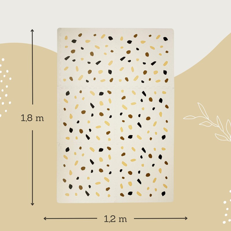 Tapis de jeu mousse à assembler CONFETTI