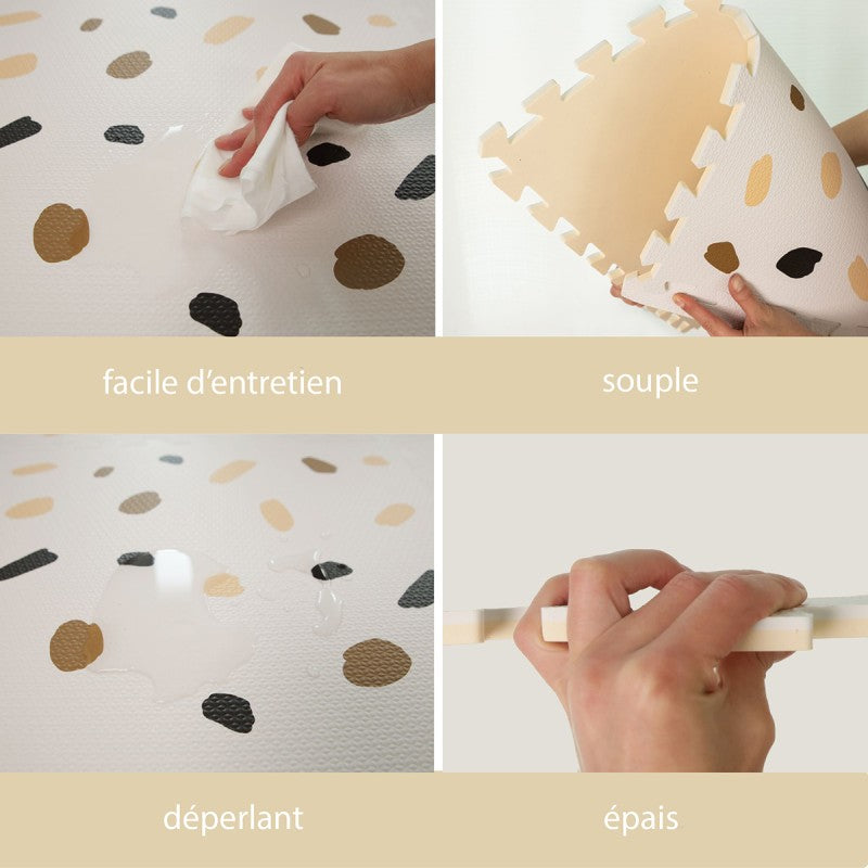 Tapis de jeu mousse à assembler CONFETTI
