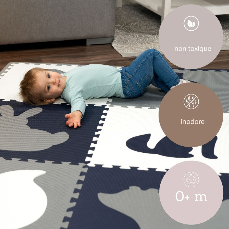 Tapis de jeu mousse à assembler animaux de la forêt FOREST