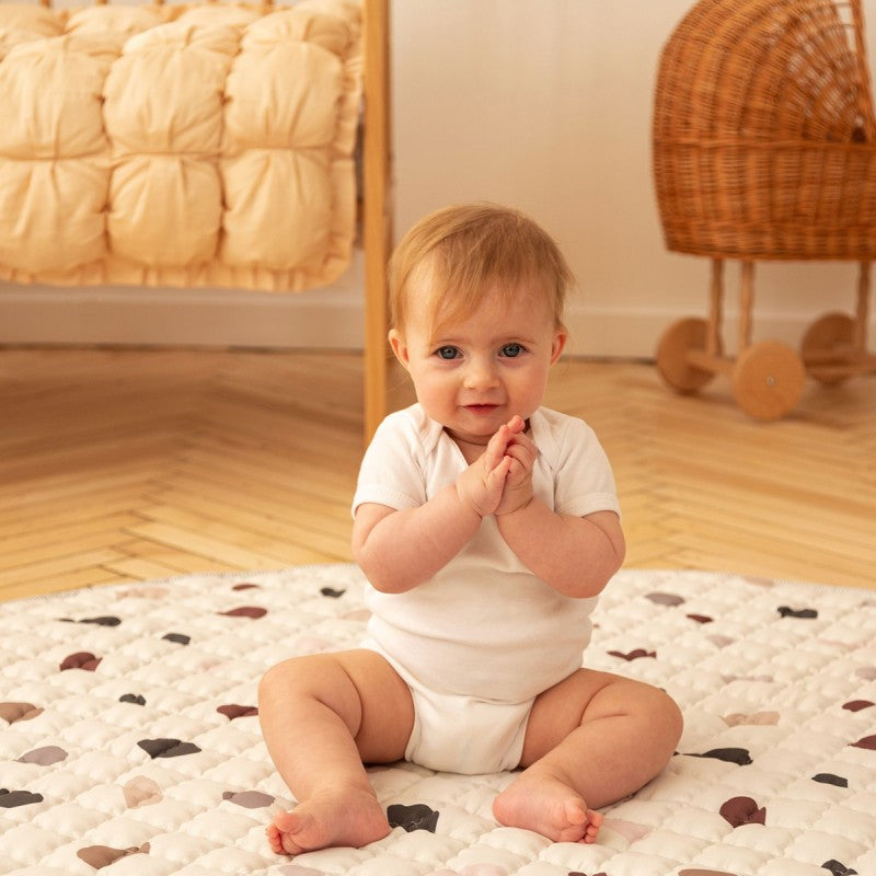 Tapis bébé matelassé CONFETTI