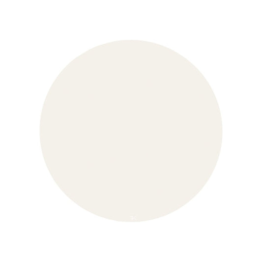 Tapis protège sol rond SPLAT MAT - ALABASTER