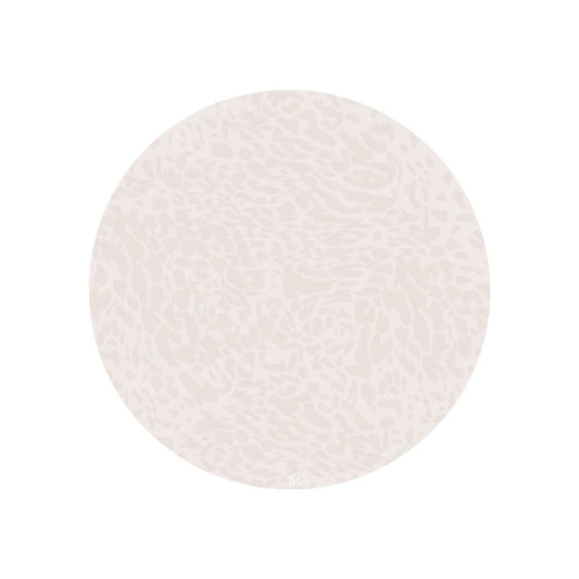 Tapis protège sol rond SPLAT MAT WILD - DUNE